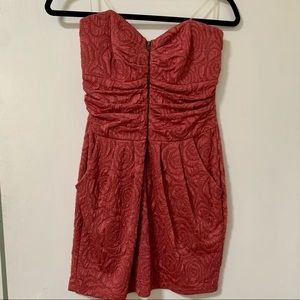 Floral Strapless Dress